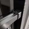 Душевая дверь Veconi Premium Trento PTD-40GR, 1200х2000, вороненая сталь, стекло прозрачное, регулируемая ширина 1175-1190 мм