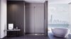 Душевая дверь Veconi Premium Trento PTDW-50CH, 1400x2000, хром, стекло прозрачное, регулируемая ширина 1380-1390 мм