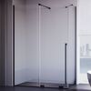 Душевой угол Premium Trento PTC-SP-50B, 1200х900x2000, черный матовый, стекло прозрачное