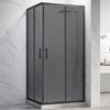 Душевой угол Veconi Rovigo RV-27B, 1200х900х1900, черный, стекло тонированное