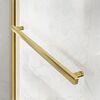 Душевой уголок Vincea Slim Soft VSR-1SS9011CLG, 1100*900, брашированное золото, стекло прозрачное