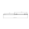 Душевой уголок Vincea Como-N VSR-4CN8014CL, 1400*800, хром, стекло прозрачное