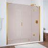 Душевая дверь Vegas Glass AFP-F TUR NOVO h1890 130 09 05 R профиль золото глянцевое, стекло бронза. Размер регулировки 127,5-131,5 см.