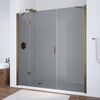 Душевая дверь Vegas Glass AFP-F TUR NOVO h1890 200 05 07 L профиль бронза, стекло графит. Размер регулировки 197,5-201,5 см.