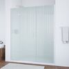 Душевая дверь Vegas Glass AFP-F NOVO 210 01 Moru L профиль белый, стекло Moru. Размер регулировки 207,5-211,5 см.