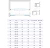Душевая дверь Vegas Glass Z2P TUR NOVO 205 05 07 профиль бронза, стекло графит. Размер регулировки 203-208 см.
