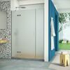 Душевая дверь Vegas Glass AFP-F Retta 150 07 10 L профиль матовый хром, стекло сатин. Размер регулировки 147,5-151,5 см.