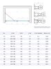 Душевая дверь Vegas Glass EP-F-1 NOVO h2000 140 01 07 L профиль белый, стекло графит. Размер регулировки 138,5-143,5 см.