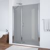 Душевая дверь Vegas Glass EP-F-2 150 08 07 R профиль глянцевый хром, стекло графит. Размер регулировки 147-152 см.