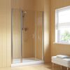 Душевая дверь Vegas Glass EP-2F LUX 175 08 01 L профиль глянцевый хром, стекло прозрачное. Размер регулировки 174-177 см.