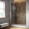 Душевая дверь Vegas Glass EP-2F LUX 185 08 07 R профиль глянцевый хром, стекло графит. Размер регулировки 184-187 см.
