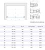 Душевая дверь Vegas Glass Е2Р NOVO h2000 90 07 07 профиль матовый хром, стекло графит. Размер регулировки 87,5-92,5 см.