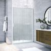 Душевая дверь Vegas Glass ZP NOVO h2000 105 01 Moru профиль белый, стекло Moru. Размер регулировки 103-108 см.