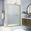 Душевая дверь Vegas Glass ZP NOVO h2000 140 03 Moru профиль золото матовое, стекло Moru. Размер регулировки 138-143 см.