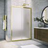 Душевая дверь Vegas Glass ZP TUR NOVO 165 09 10 профиль золото глянцевое, стекло сатин. Размер регулировки 163-168 см.
