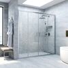 Душевая дверь Vegas Glass Z2P NOVO h2000 200 07 01 профиль матовый хром, стекло прозрачное. Размер регулировки 198-203 см.