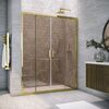 Душевая дверь Vegas Glass Z2P TUR NOVO 215 09 05 профиль золото глянцевое, стекло бронза. Размер регулировки 213-218 см.