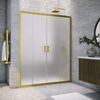 Душевая дверь Vegas Glass Z2P NOVO h2000 205 03 02 профиль золото матовое, стекло шиншилла. Размер регулировки 203-208 см.