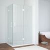 Душевой уголок Vegas Glass AFA-F NOVO 110*80 01 Moru R стекло Moru, профиль белый, 110х80 см