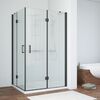 Душевой уголок Vegas Glass AFA-F NOVO 110*90 02М Moru R стекло Moru, профиль черный, 110х90 см
