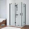 Душевой уголок Vegas Glass AFA-F NOVO 120*80 02М crystalvision L стекло crystalvision, профиль черный, 120х80 см