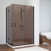 Душевой уголок Vegas Glass AFA-F NOVO 120*90 02М 05 R стекло бронза, профиль черный, 120х90 см