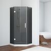Душевой уголок Vegas Glass AFA-Pen NOVO 100 01 07 L стекло графит, профиль белый, 100х100 см