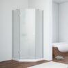 Душевой уголок Vegas Glass AFA-Pen NOVO 110 07 10 L стекло сатин, профиль матовый хром, 110х110 см