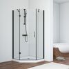 Душевой уголок Vegas Glass AFA-Pen NOVO 120 02М 01 L стекло прозрачное, профиль черный, 120х120 см