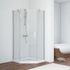 Душевой уголок Vegas Glass AFA-Pen NOVO 120 07 01 L стекло прозрачное, профиль матовый хром, 120х120 см