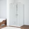 Душевой уголок Vegas Glass AFP-Fis NOVO 90*90 07 crystalvision L стекло crystalvision, профиль матовый хром, 90х90 см