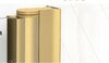 Душевой уголок Vegas Glass AFA-F NOVO 110*90 03 10 R стекло сатин, профиль золото матовое, 110х90 см