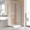 Душевой уголок Vegas Glass GPS-Fis LUX 90*100 07 02 R стекло шиншилла, профиль матовый хром, 90х100 см