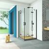 Душевой уголок Vegas Glass AFA Retta 80 02М crystalvision стекло crystalvision, профиль черный, 80х80 см