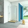 Душевой уголок Vegas Glass AFA-F Retta 90*80 01 crystalvision L стекло crystalvision, профиль белый, 90х80 см