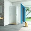 Душевой уголок Vegas Glass AFA-F Retta 100*80 01 10 L стекло сатин, профиль белый, 100х80 см