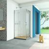 Душевой уголок Vegas Glass AFA-F Retta 100*80 08 Moru L стекло Moru, профиль хром, 100х80 см
