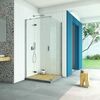 Душевой уголок Vegas Glass AFP-Fis Retta 110*120 08 crystalvision L стекло crystalvision, профиль хром, 110х120 см