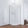 Душевой уголок Vegas Glass AFS NOVO 80 07 crystalvision L стекло crystalvision, профиль матовый хром, 80х80 см