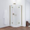 Душевой уголок Vegas Glass AFS TUR NOVO h1890 110 05 01 R стекло прозрачное, профиль бронза, 110х110 см