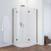 Душевой уголок Vegas Glass AFS-F TUR NOVO h1890 110*90 05 10 R стекло сатин, профиль бронза, 110х90 см