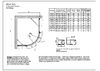 Душевой уголок Vegas Glass AFS-F TUR NOVO h1890 120*80 08 02 L стекло шиншилла, профиль хром, 120х80 см