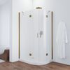 Душевой уголок Vegas Glass AFS-F TUR NOVO h1890 120*80 05 10 L стекло сатин, профиль бронза, 120х80 см