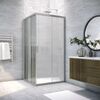 Душевой уголок Vegas Glass ZA NOVO h2000 70 07 Moru стекло Moru, профиль матовый хром, 70х70 см