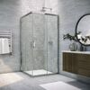 Душевой уголок Vegas Glass ZA TUR NOVO 85 08 crystalvision стекло crystalvision, профиль хром, 85х85 см