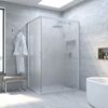 Душевой уголок Vegas Glass ZA-F NOVO h2000 95*85 01 10 стекло сатин, профиль белый, 95х85 см
