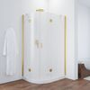 Душевой уголок Vegas Glass AFS-F NOVO 110*90 03 10 R стекло сатин, профиль золото матовое, 110х90 см