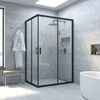 Душевой уголок Vegas Glass ZA-F NOVO h2000 110*70 02М crystalvision стекло crystalvision, профиль черный, 110х70 см