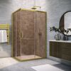 Душевой уголок Vegas Glass ZA-F NOVO h2000 110*90 03 05 стекло бронза, профиль золото матовое, 110х90 см