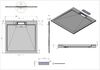 Душевой поддон ESBANO ESPLX 90B 90 x 90 черный